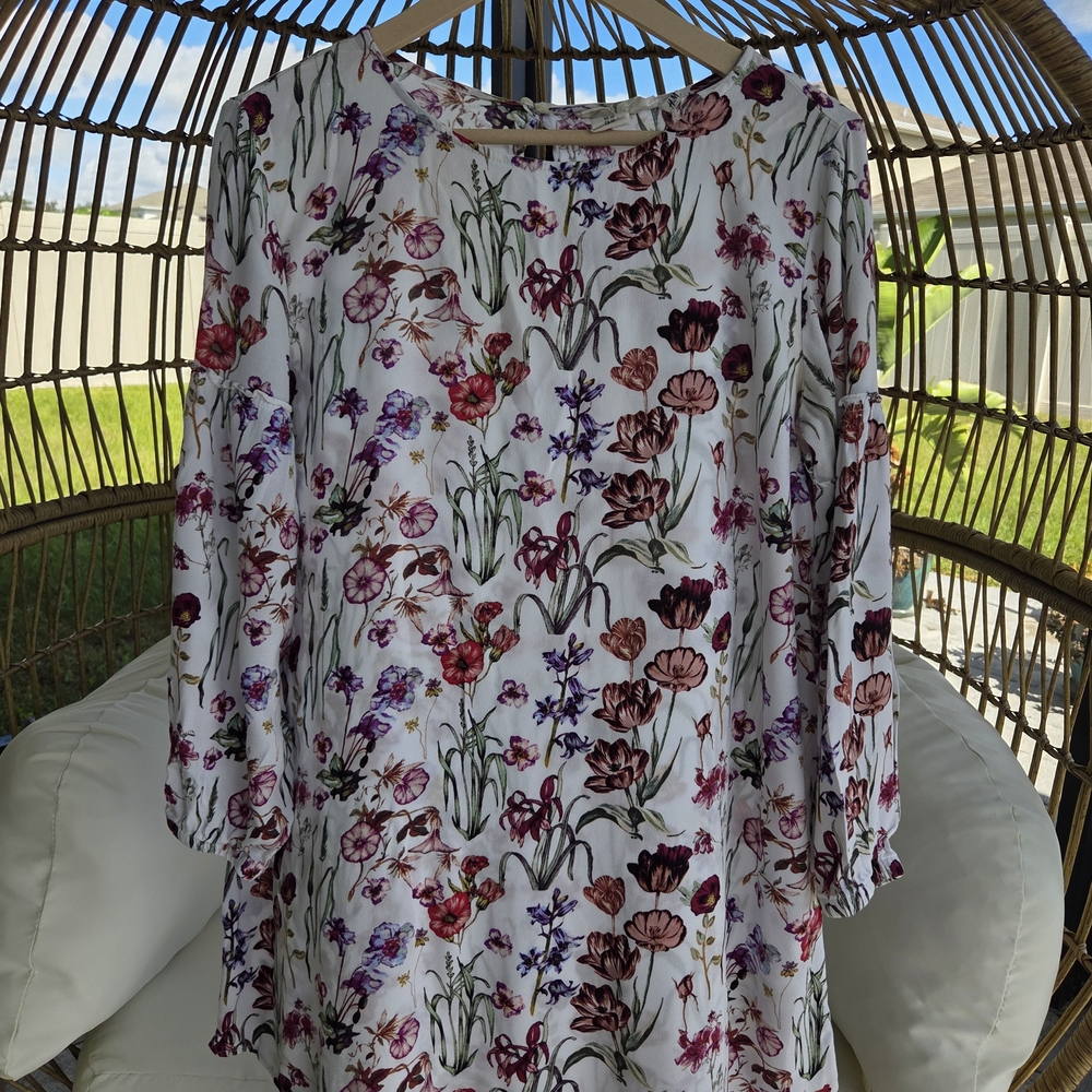 H&M Multicolor Floral Blouse